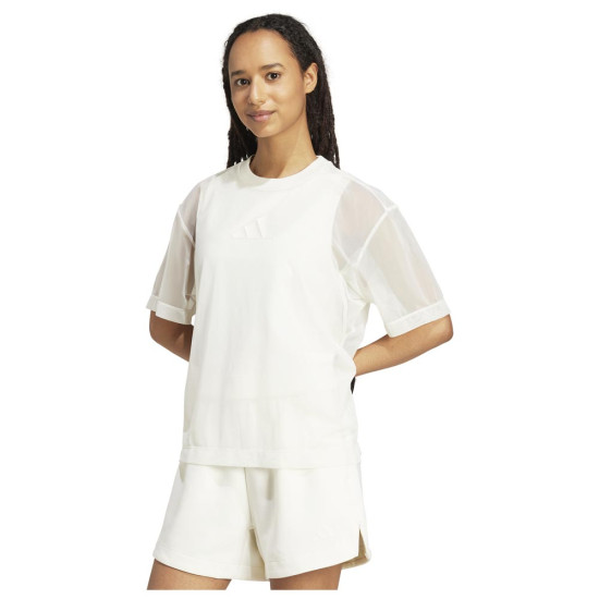Adidas Γυναικεία κοντομάνικη μπλούζα  All Szn Soft Lux Mesh Tee